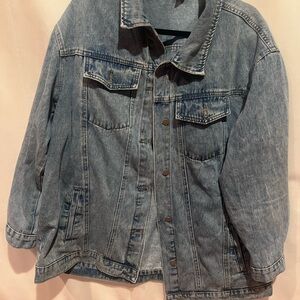 SHEIN Blue Denim Jean Jacket